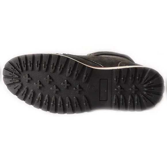 MILITARY COMBAT STYLE ANKLE BOOTS LEATHER LINED SH - Picture 5 of 5